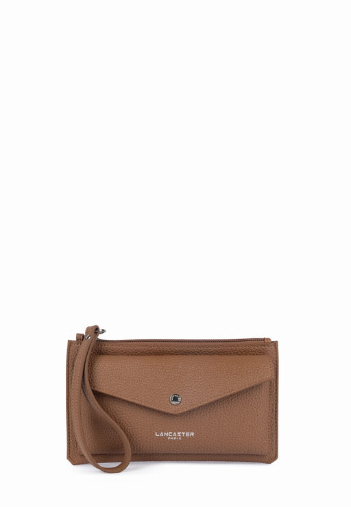 Petite maroquinerie Lancaster Maya double kba Moka MOKA