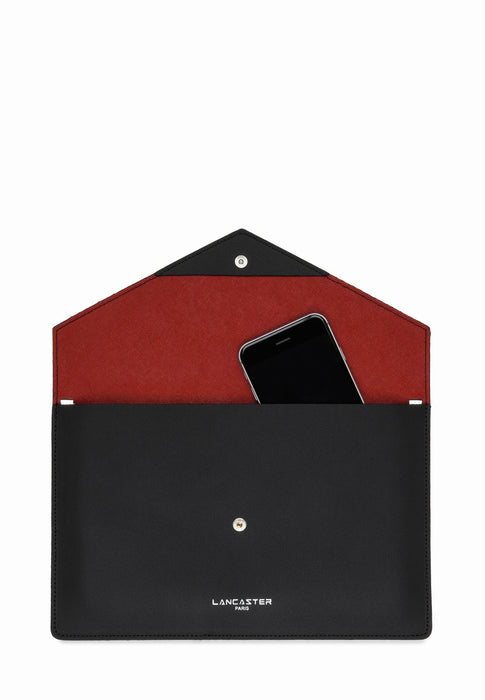 Pochette Lancaster Pur & element city 222-20 NOIR IN ROU