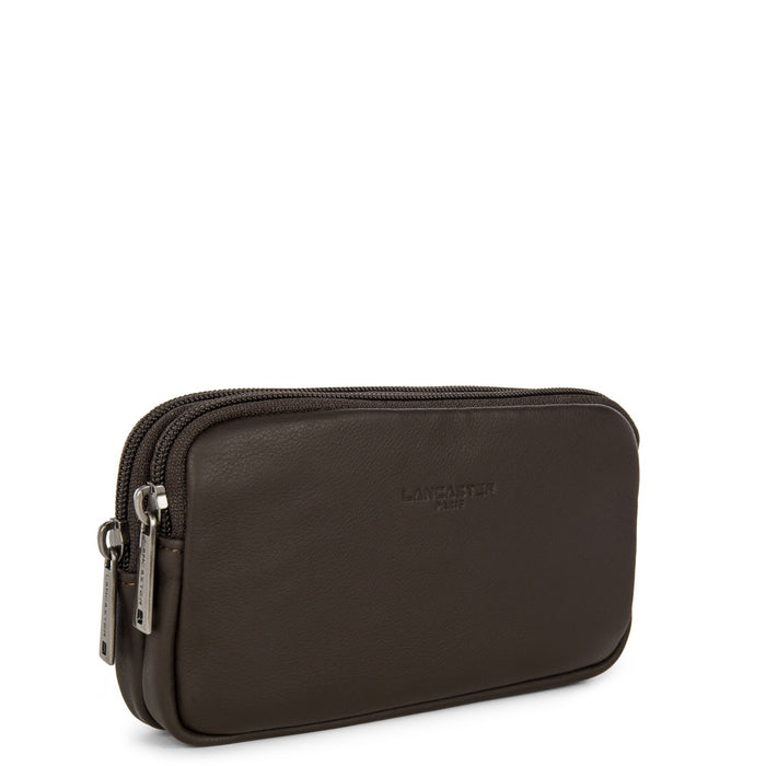 Pochette ceinture Lancaster Soft vintage 120-20 MARRON