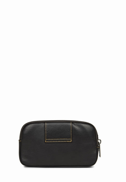 Pochette ceinture Lancaster Soft vintage 120-20 MARRON JAUNE