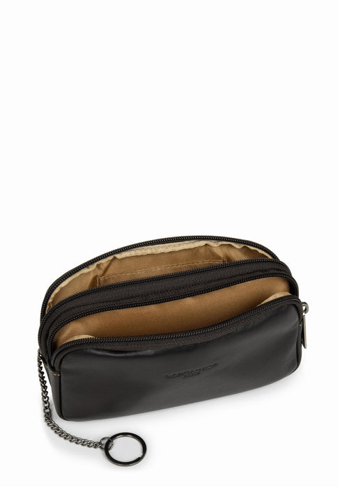 Pochette ceinture Lancaster Soft vintage 120-20 MARRON JAUNE