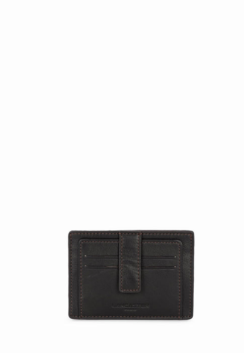 Porte carte Lancaster Soft vintage homme 120-41 MARRON