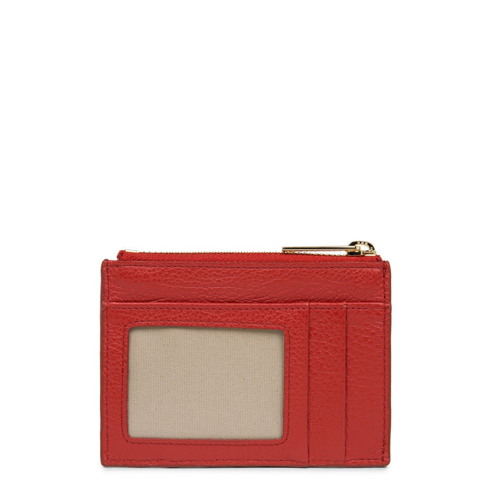 Porte carte Lancaster Dune 129-22 ROUGE