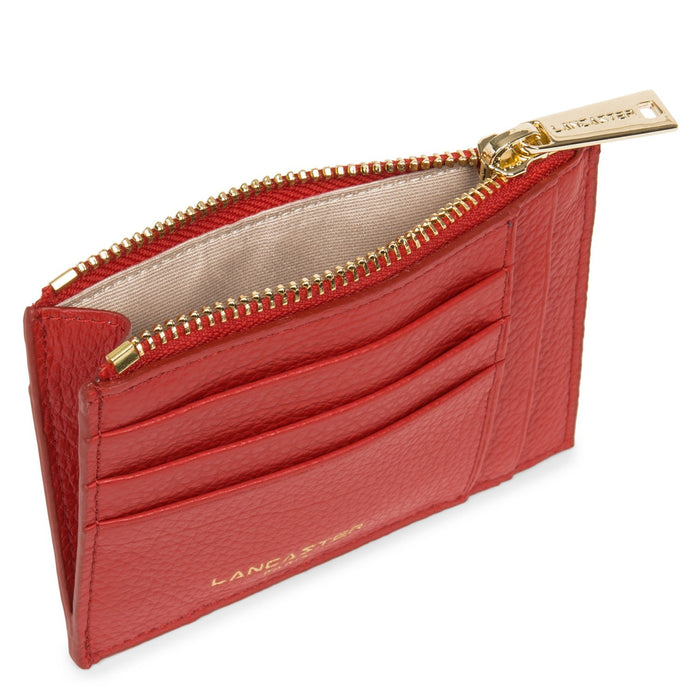 Porte carte Lancaster Dune 129-22 ROUGE