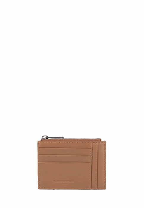 Porte carte Lancaster Paris pm 131-022 NOISETTE
