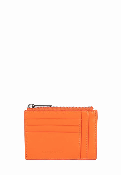 Porte carte Lancaster Paris pm 131-022 ORANGE