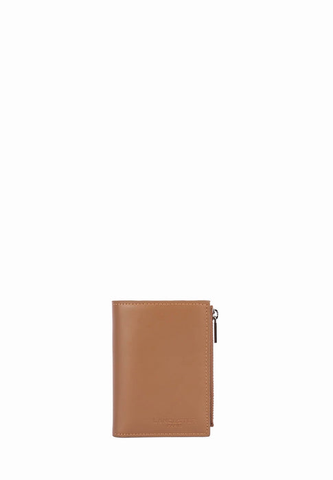 Porte carte Lancaster Paris pm 131-029 NOISETTE