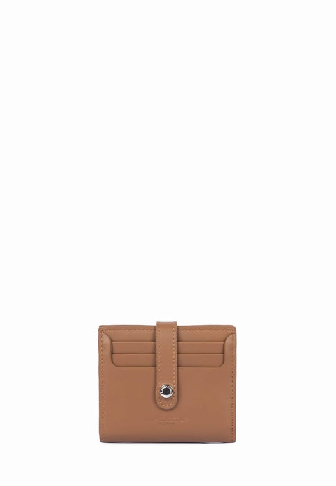 Porte carte Lancaster Paris pm 131-033 NOISETTE