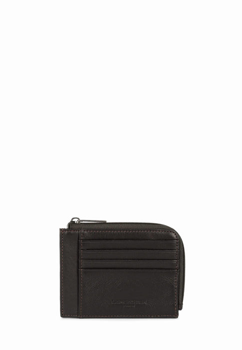 Porte cartes Lancaster Soft vintage homme 120-42 MARRON