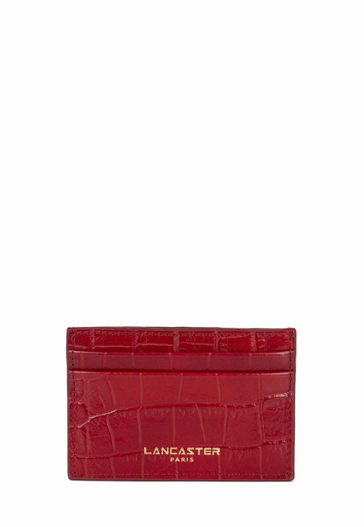 Porte cartes Lancaster Exo 124-13 CARMIN