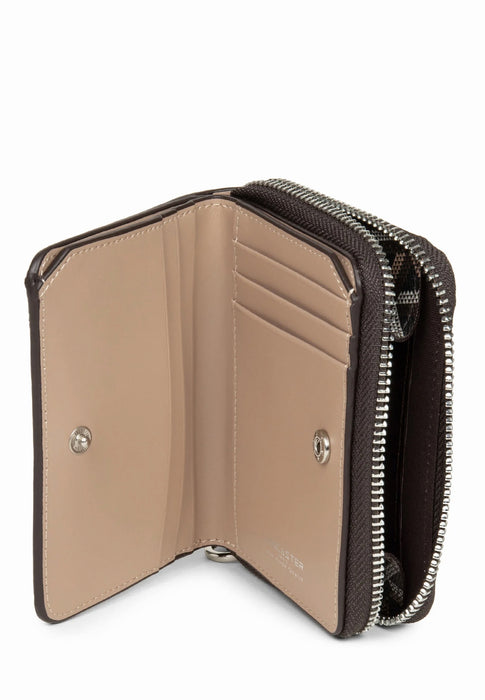 Porte feuille Lancaster Pm ikon 118-01 MARRON NUDE