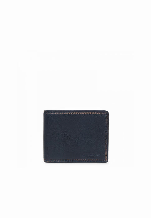 Porte feuille Lancaster Soft vintage homme 120-11 BLEUF C