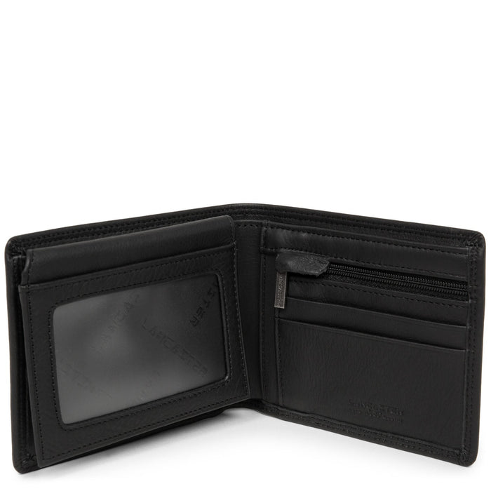 Porte feuille Lancaster Soft vintage homme 120-11 NOIR