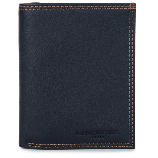 Porte feuille Lancaster Soft vintage homme 120-12 BLEUF CAMEL