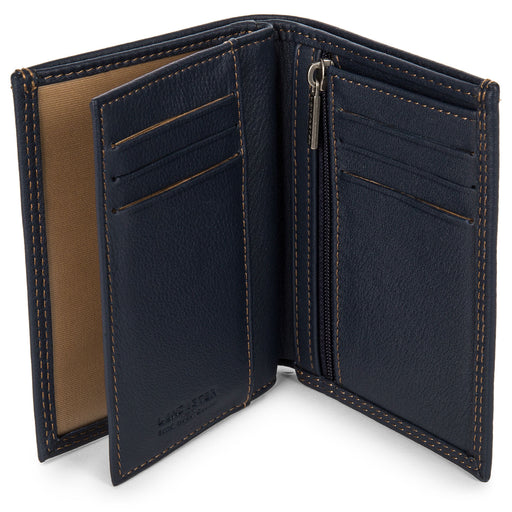 Porte feuille Lancaster Soft vintage homme 120-12 BLEUF CAMEL