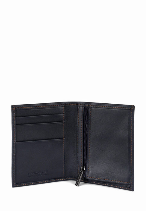 Porte feuille Lancaster Soft vintage 120-34 BLEUF CAMEL