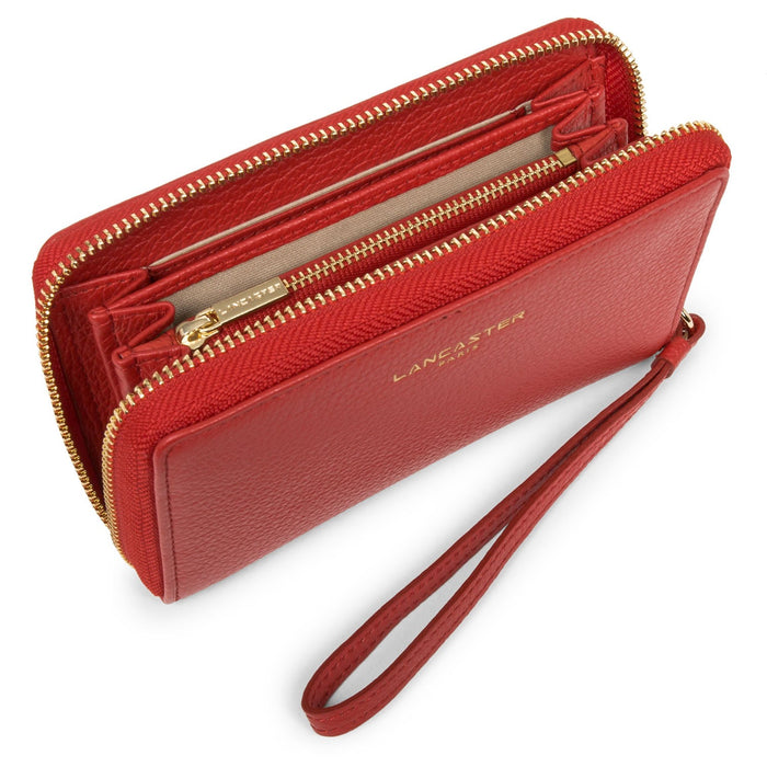 Porte feuille Lancaster Dune 129-17 ROUGE
