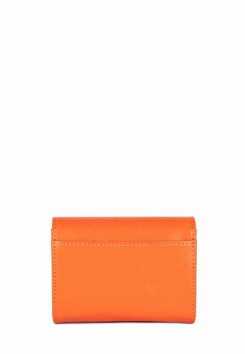 Lancaster Porte feuille Paris pm ORANGE