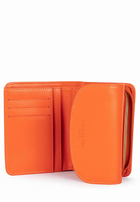 Lancaster Porte feuille Paris pm 131-024 ORANGE