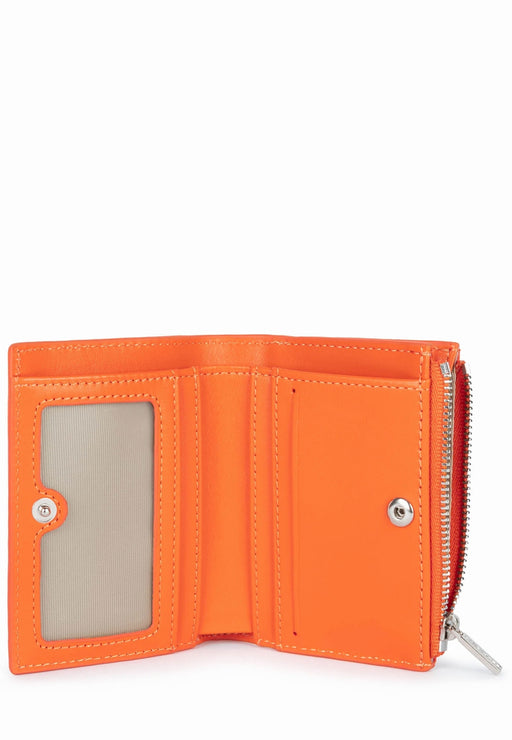 Lancaster Porte feuille Paris pm ORANGE