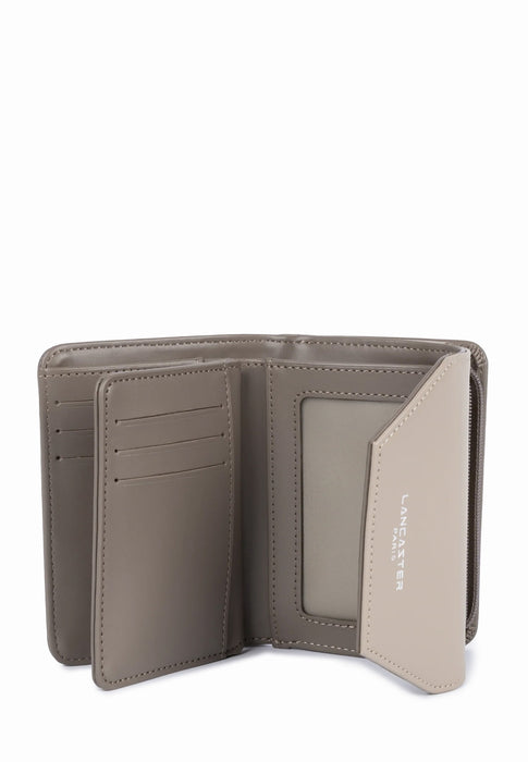 Porte feuille Lancaster Smooth 137-02 TAUPE GALE