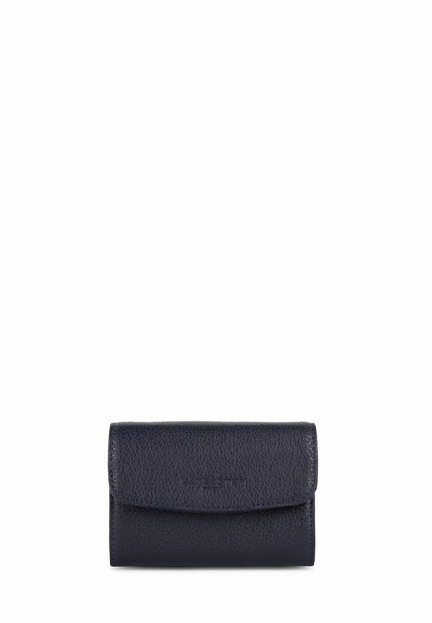 Porte feuille Lancaster Foulonne pm 170-20 BLEUFONC