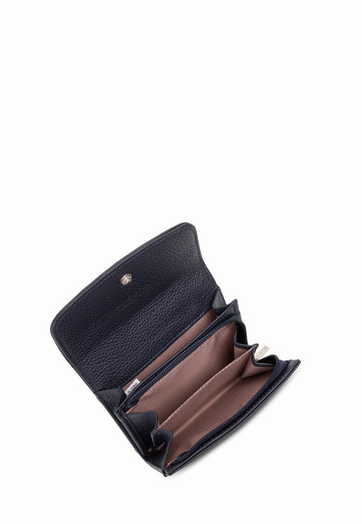 Porte feuille Lancaster Foulonne pm 170-20 BLEUFONC