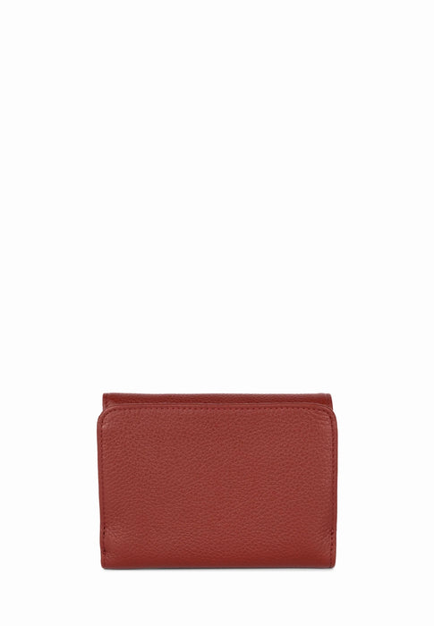 Porte feuille Lancaster Foulonne pm 170-29 CARMIN