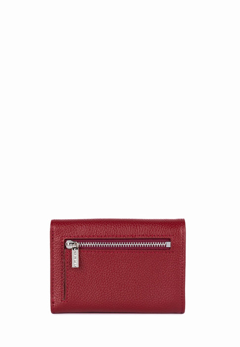 Porte feuille Lancaster Foulonne pm 170-36 CARMIN