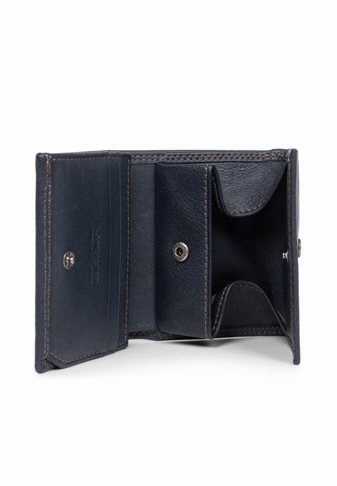Porte monnaie Lancaster Soft vintage homme 120-10 BLEUF C