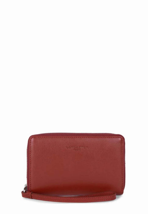 Porte monnaie Lancaster Paris pm 131-025 CARMIN