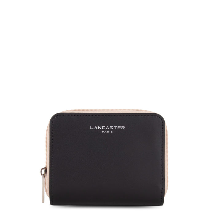 Porte monnaie Lancaster Smooth 137-17 NOIR NCNF