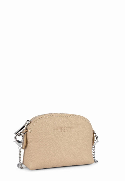 Porte monnaie Lancaster Foulonne pm 170-28 BEIGEFONCE