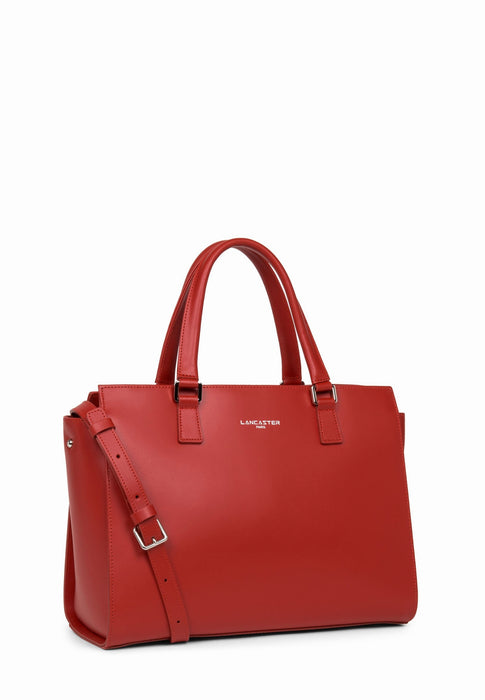 Sac a main Lancaster Smooth 437-03 ROUGE