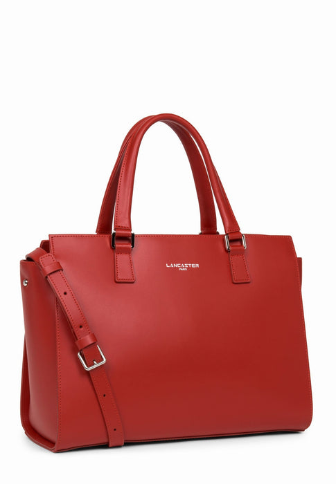 Sac a main Lancaster Smooth 437-04 ROUGE