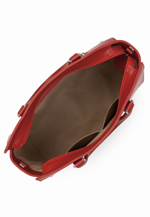Sac a main Lancaster Smooth 437-04 ROUGE