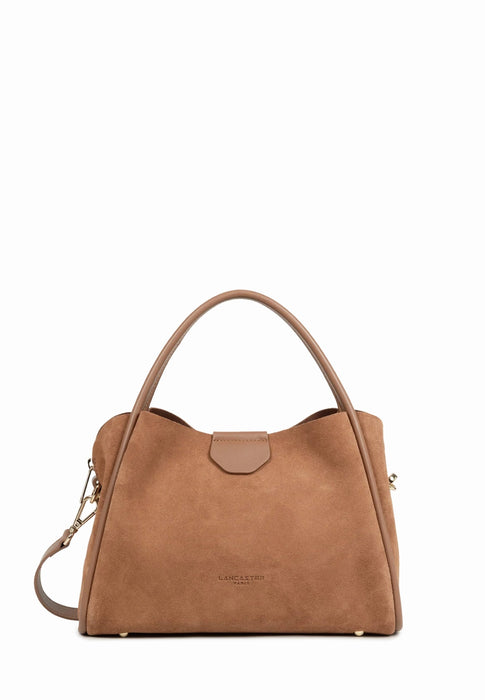 Sac a main Lancaster Suede ida 470-101 MOKA