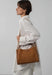 Sac a main Lancaster Suede ida 470-101 MOKA