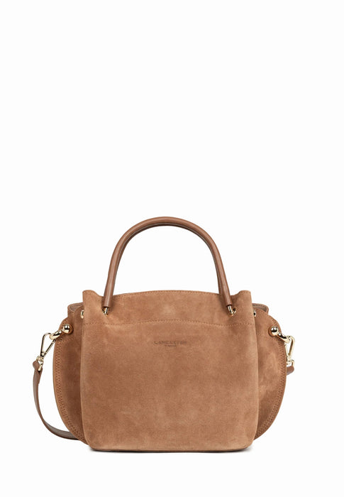 Sac a main Lancaster Louisa suede 470-103 MOKA