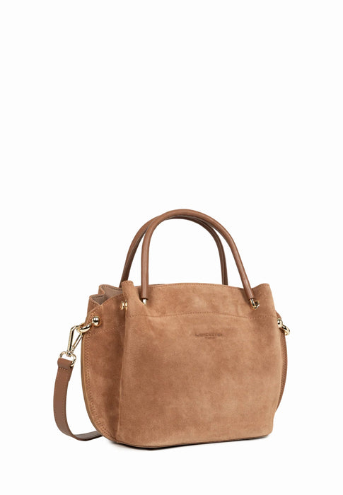 Sac a main Lancaster Louisa suede 470-103 MOKA