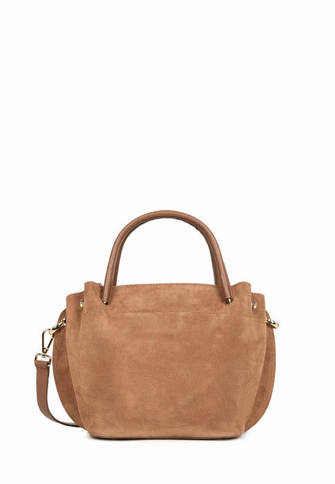 Sac a main Lancaster Louisa suede 470-103 MOKA