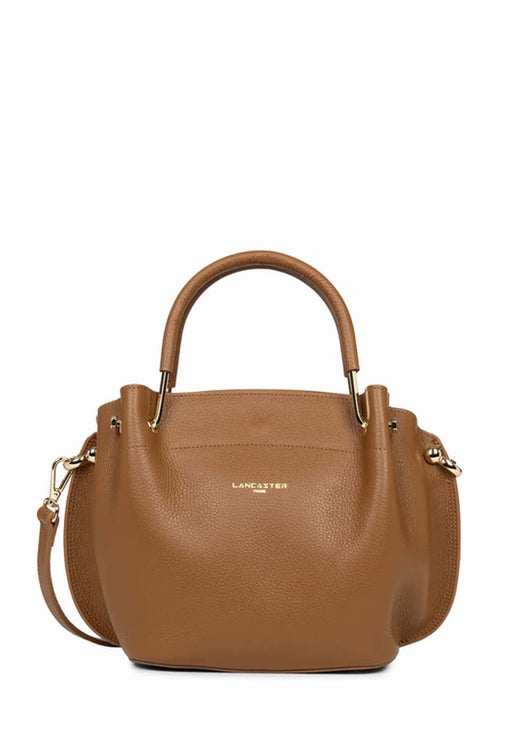 Lancaster Sac a main Foulonné double 470-18 Camel in or CAMEL IN OR
