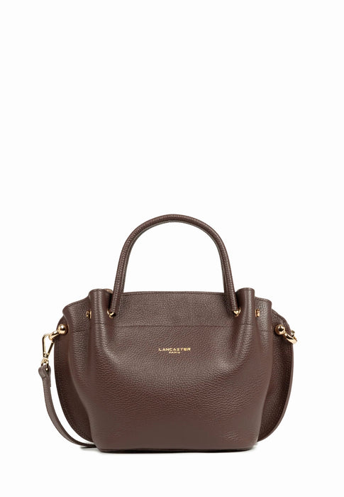 Sac a main Lancaster Foulonné double 470-18 MARRON OP