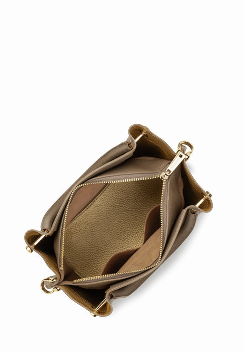 Sac a main Lancaster Foulonné double 470-18 TAUP IN OR