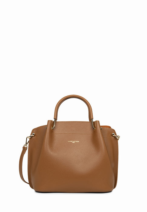 Sac a main Lancaster Foulonne double 470-19 CAMEL IN OR