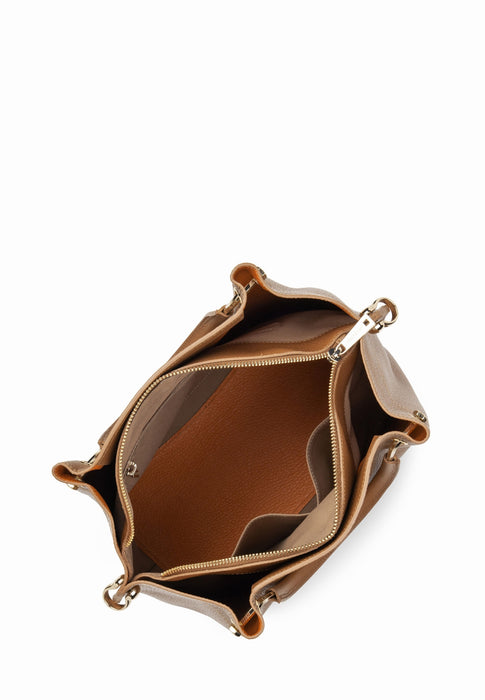 Sac Lancaster Foulonne double Camel in or CAMEL IN OR