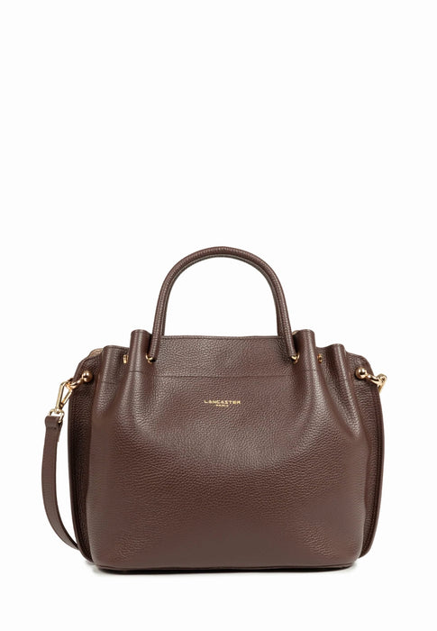 Sac a main Lancaster Foulonne double 470-19 MARRON OP