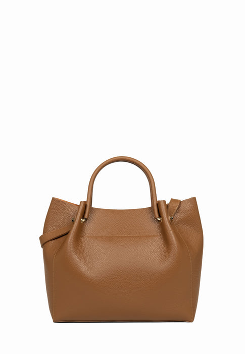 Sac a main Lancaster Foulonné double 470-20 CAMEL IN OR