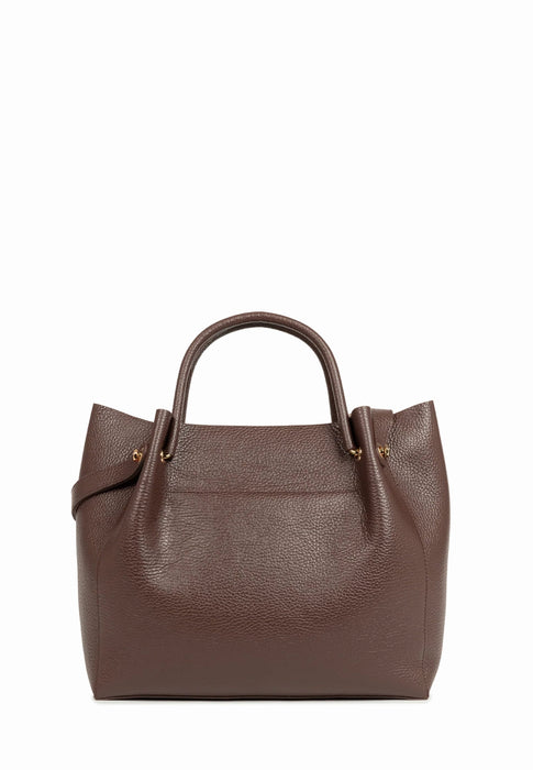 Sac a main Lancaster Foulonné double 470-20 MARRON OP