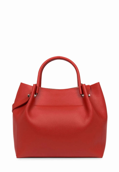 Sac a main Lancaster Foulonné double 470-20 ROUGE